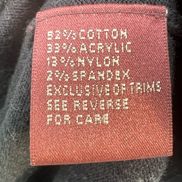 525 America Black V Neck Women's Size Medium Classic Versatile Pullover Sweater - Picture 4 of 6